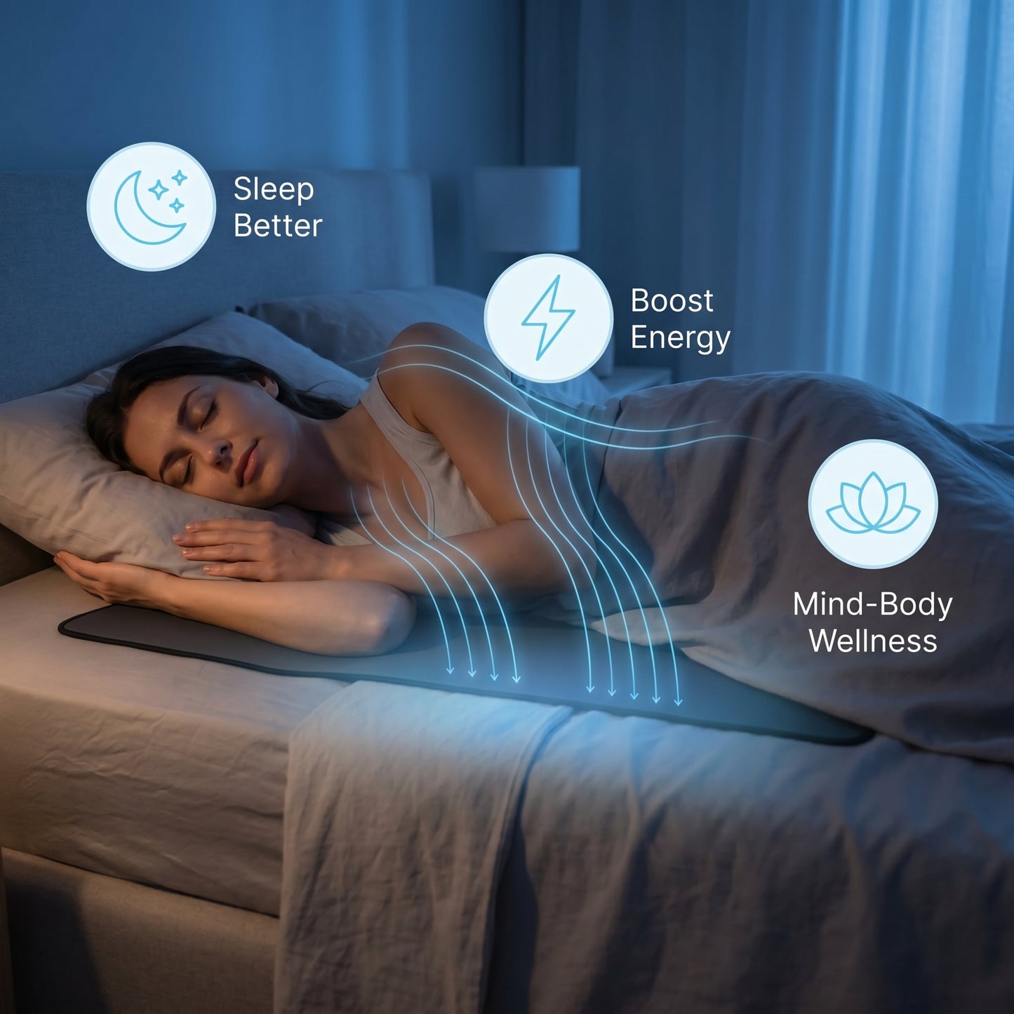Sleep Better Naturally in 7 Days - Without Pills - Earthley Grounding Mat™
